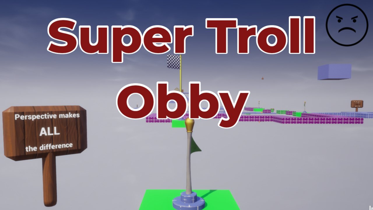 Super Troll Obby By Vilva Core Games - roblox troll obby stage 26